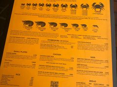 菜单-Ministry of Crab(科伦坡店)