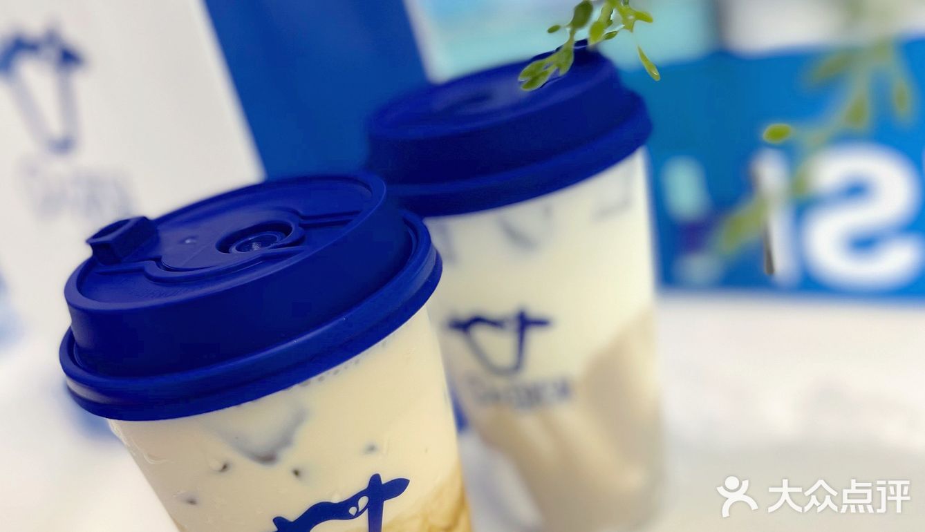 1口快乐啖啖鲜95风行鲜博士养生式奶茶97