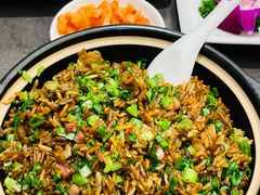 青菜腊肉烘饭-芙蓉凰花园酒楼