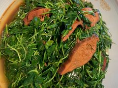 金花菜蚌肉-金典银峰老鹅馆·昆山菜(亭林公园店)