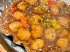 石板蘑菇酿虾滑-苏城小院·园林精致苏州菜(斜塘老街店)