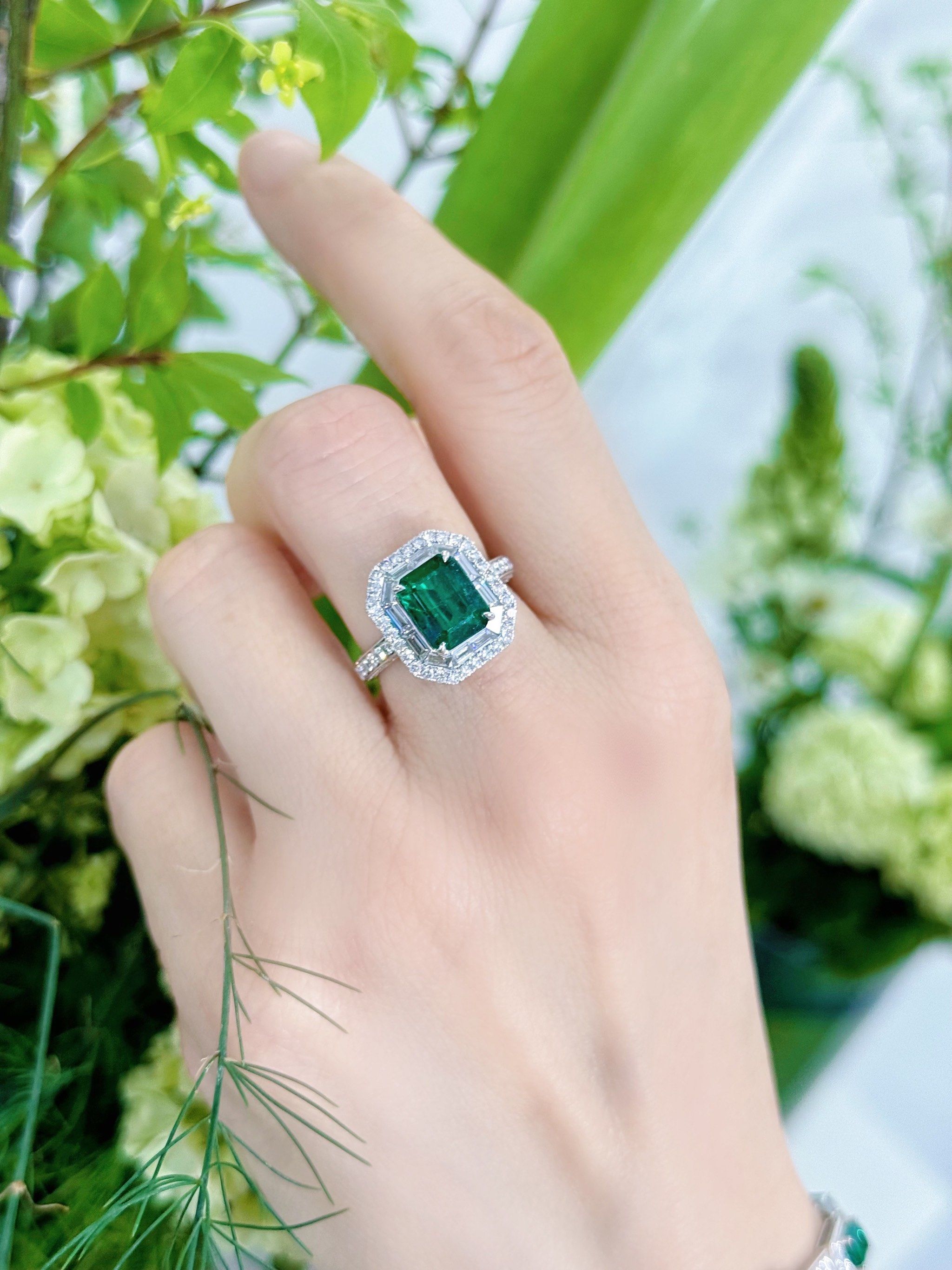 赞比亚祖母绿戒指