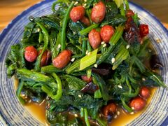 凉菜果仁菠菜-金谷园饺子馆(北邮总店)