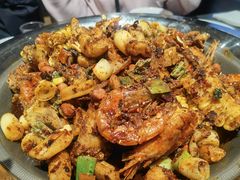 干锅鸡中翅+虾-乔一乔怪味干锅(武侯欢肆店)