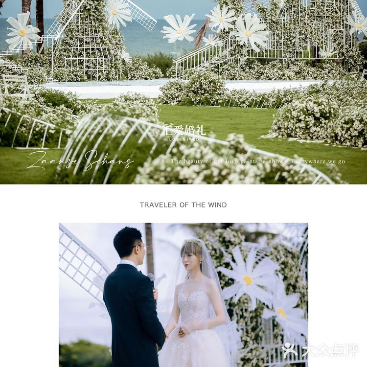 三亚婚礼｜艾迪逊婚礼｜小雏菊花海🌼🌼