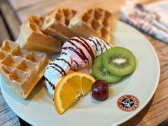 水果冰淇淋松饼-漫咖啡(奥体店)