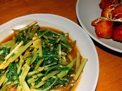 蒜片炒空心菜-南小馆(迪士尼小镇店)