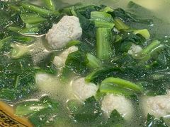 小白菜肉丸汤-老舅老蒙肉饼非遗店(一店)