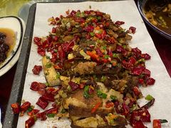 手抓烤羊排-呼吸森林·生态农庄农家乐私房菜