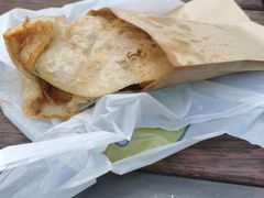 爆浆炸蛋-小红车炸蛋葱油饼