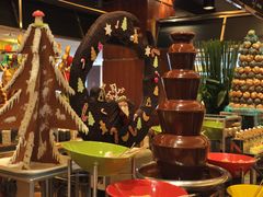 巧克力喷泉-广州中心皇冠假日酒店-环市食坊·海鲜自助餐厅