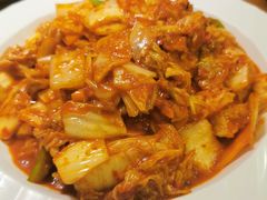 辣白菜炒五花肉-百年石锅饭·朝鲜族传统民餐