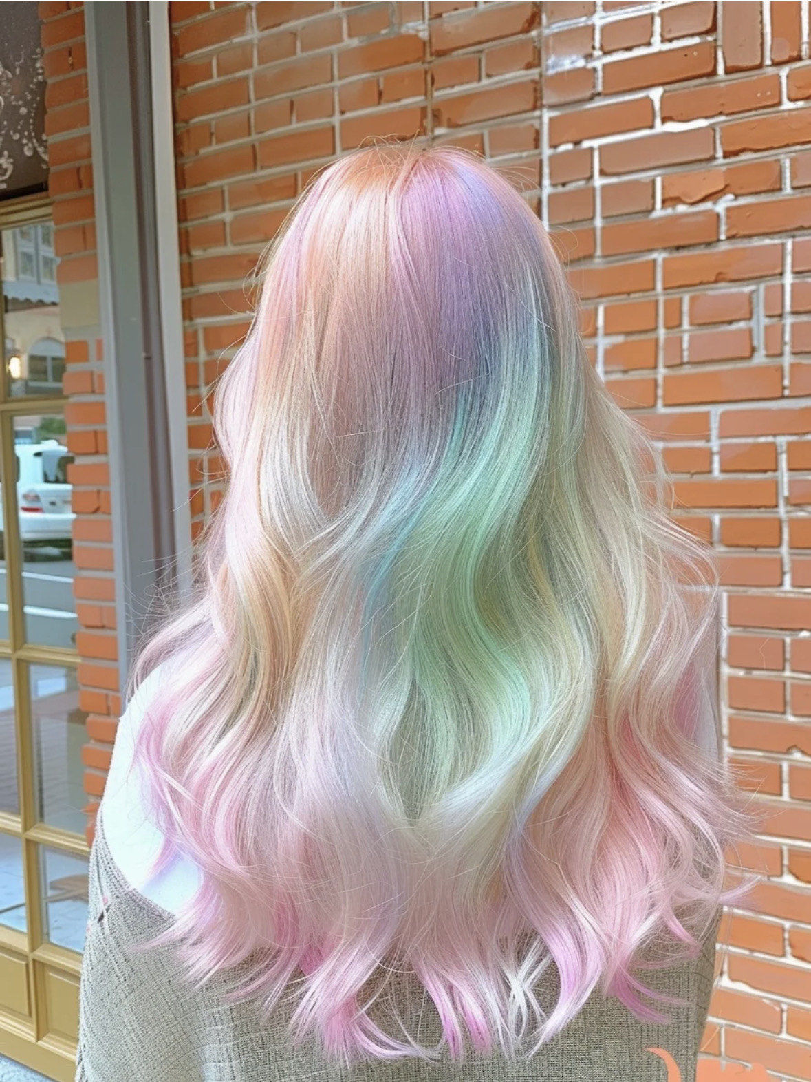 渐变色头发超吸睛