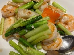 鲜淮山芦笋爆虾球-滋色臻选川菜(北京坊旗舰店)