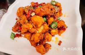 Scallion Stir-fried Spicy Chicken