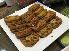 香酥藕夹-刘胖子家常菜·蹄花焖藕(中南店)