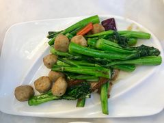 菜心烧肉炒鲮鱼球-广州酒家(昌岗地铁站店)