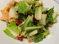 油渣小白菜炒豆皮-掌柜的店·河南菜(日月光店)