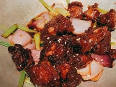 蒜香蜜汁排骨-绿茶餐厅(布吉万象汇店)