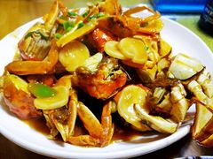 蟹炒年糕-云河农家乐饭店(福禄缘树山店)