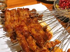 五花肉金针菇-将军肚烧烤鸡手王(东岭南街店)