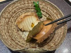 矶煮鲍鱼配鲍鱼肝酱-小十Omakase(地王大厦店)