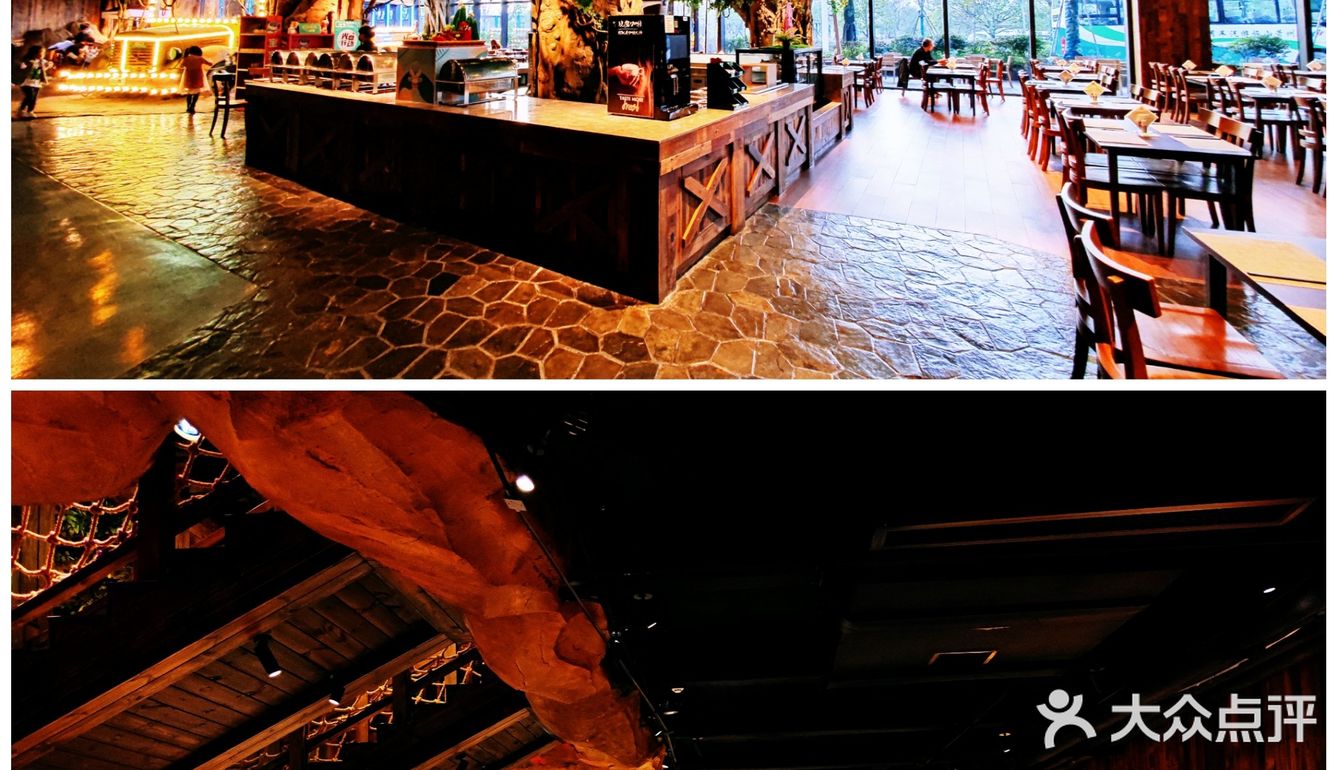 近300个餐位，结账都需要排队的热带丛林主题自助餐