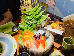 三文鱼腩刺身-鳗鱼家·深夜食堂(军博店)
