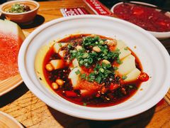 凉拌米豆腐-快活林酸汤鱼鲜品火锅店(甲秀楼店)
