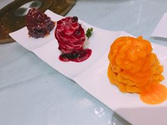 三色山药泥-北李妈妈菜·海肠捞饭(高新万达店)