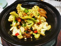 小炒有机菜花-天和晟烤鸭店(玉泉西街店)