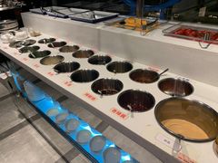 自助调料区-前门后头老北京铜锅涮肉·京味菜·烤鸭(伊藤洋华堂店)
