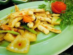 辣椒炒鱿鱼-Lam Vien Restaurant