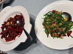 虾酱炒扁豆丝-湘满甲·黄焖甲鱼创始者·湘菜·鲁菜(潘家园店)