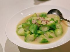 米汤丝瓜灼小蚌-皇朝会.经典传统粤菜(外滩店)