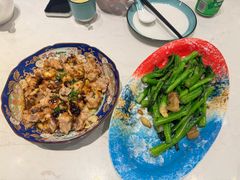 油渣生炒菜心-常来小聚·广州非遗传承餐厅(高德置地店)