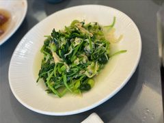 鸡毛菜豆米炒油皮-冶春茶社(官园桥店)
