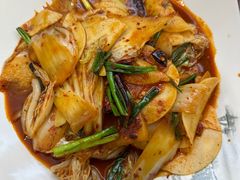 辣白菜炒饺子皮-陈聚德炒牛肉(樱花二路店)