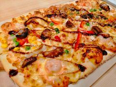 黑椒培根虾仁披萨-必胜客(城西银泰店)