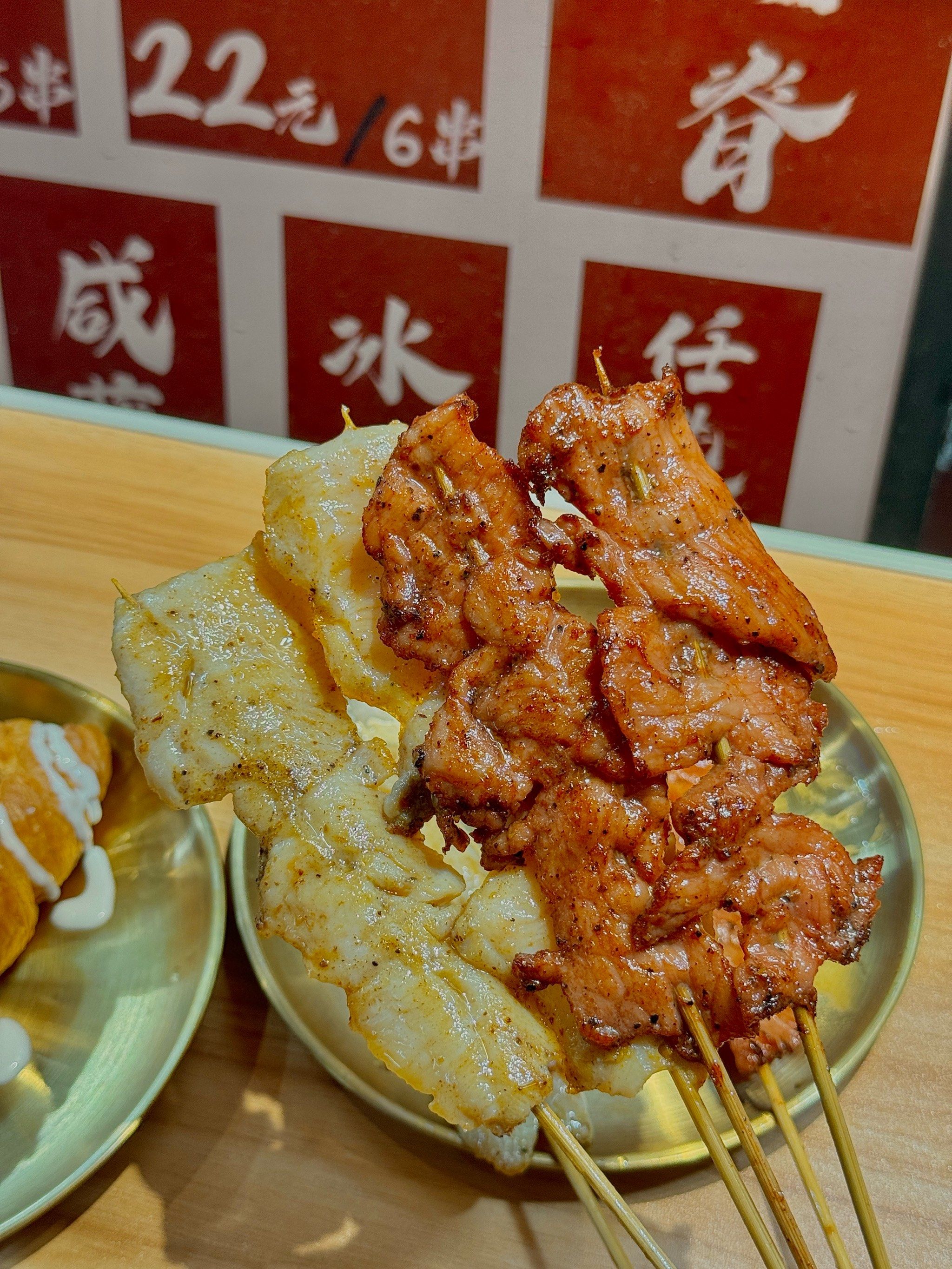 汕头龙眼南!铁板里脊才3r一串🤩