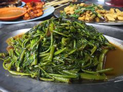 虾酱空心菜-黄亚华小食店(Jalan Alor)
