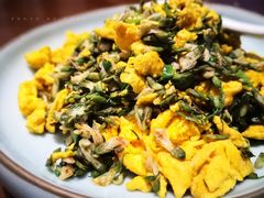 槐花炒土鸡蛋-禾珍珠家常小馆(河南博物院店)