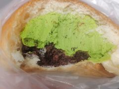 抹茶豆馅面包-烘焙町面包店(西四店)