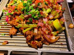 葱椒爆牛肉-绿茶餐厅(西湖银泰百货店)