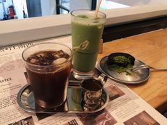 竹炭抹茶卷-无牌咖啡&酒馆