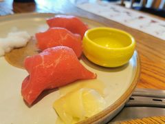 三文鱼刺身-赤坂亭M9和牛烧肉(世博源店)