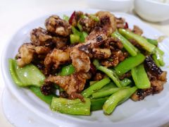 干煸鱿鱼-满口香饭店