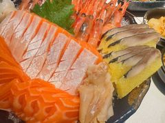 三文鱼腩刺身-渔荷食町·铁板烧料理(崂山万象汇店)