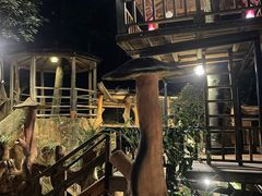 -天门沟九州驿站树上汤泉