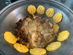 贴饼子-缘福乡村铁锅炖民宿(八达岭店)